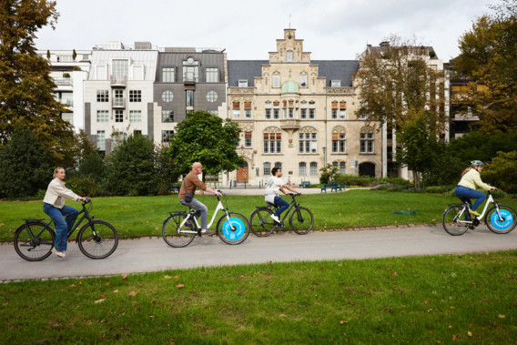 Düsseldorf per Rad